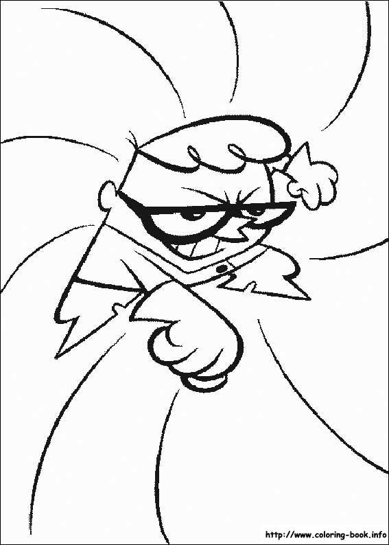 Dexter's Laboratory coloring picture